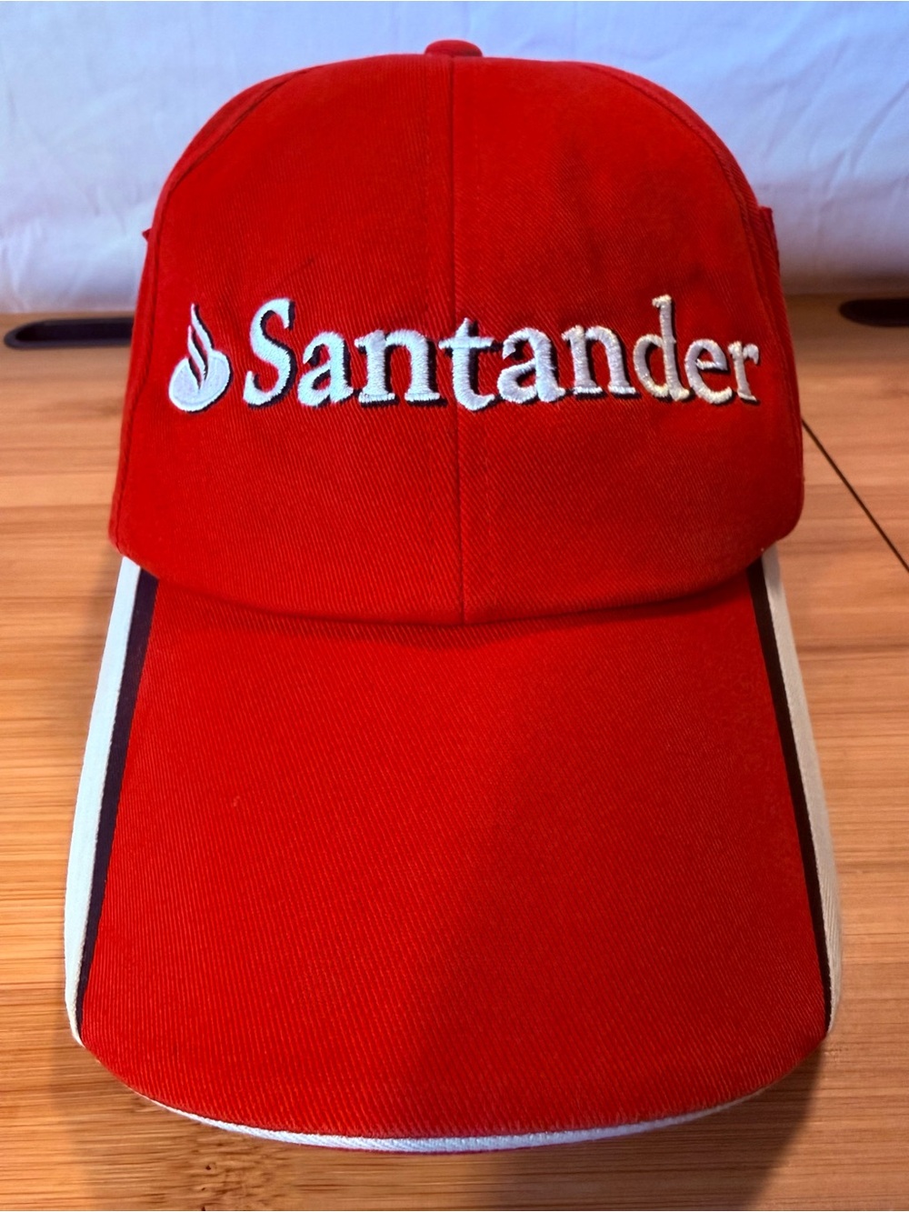 Scuderia Ferrari Red and White Embroidered Logo Cap
